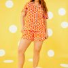 Bed Head GOGO Geo Short Sleeve Classic Shorty Stretch Jersey PJ Set - Image 4