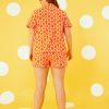 Bed Head GOGO Geo Short Sleeve Classic Shorty Stretch Jersey PJ Set - Image 5