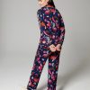 Bed Head X TRINA TURK LARKIN LARKS Long Sleeve Classic Stretch Jersey PJ Set - Image 3