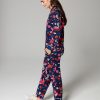 Bed Head X TRINA TURK LARKIN LARKS Long Sleeve Classic Stretch Jersey PJ Set - Image 4